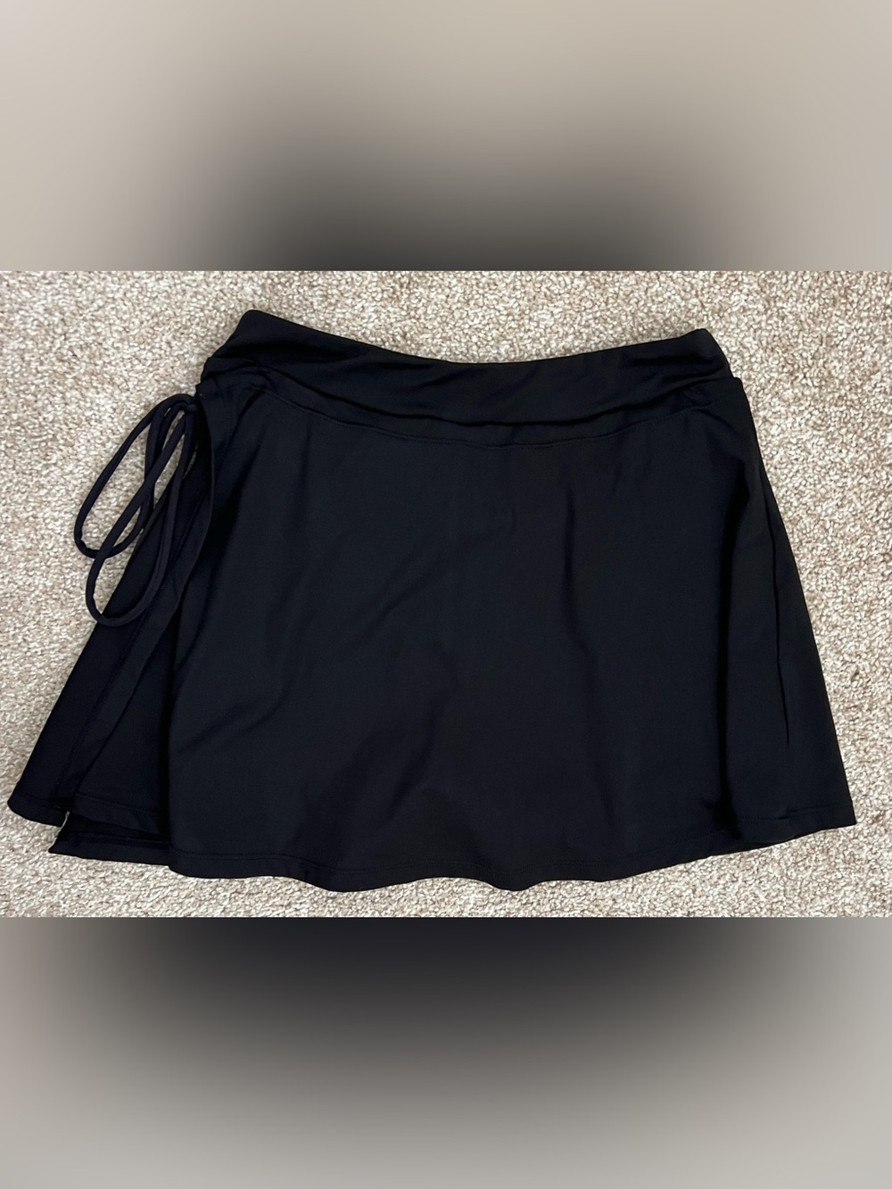 Black Tennis/Athletic Skirt w Built In Pocket Shorts Size XS